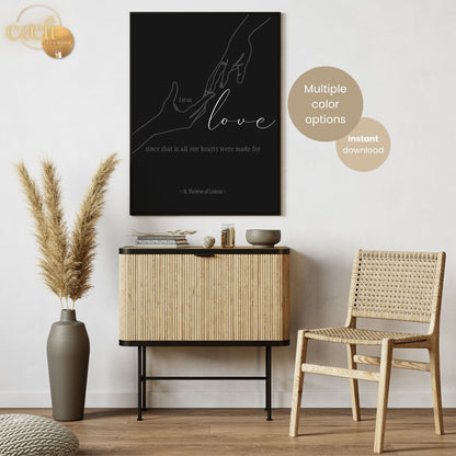 St. Thérèse of Lisieux - Love Quote | Wall Art