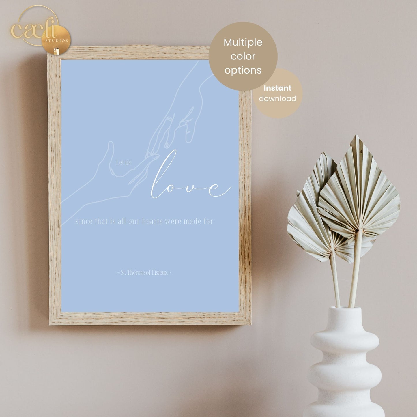 St. Thérèse of Lisieux - Love Quote | Wall Art