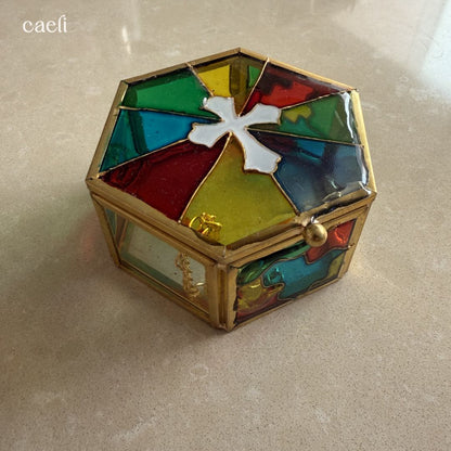 Stained Glass Jewellery/Rosary Box