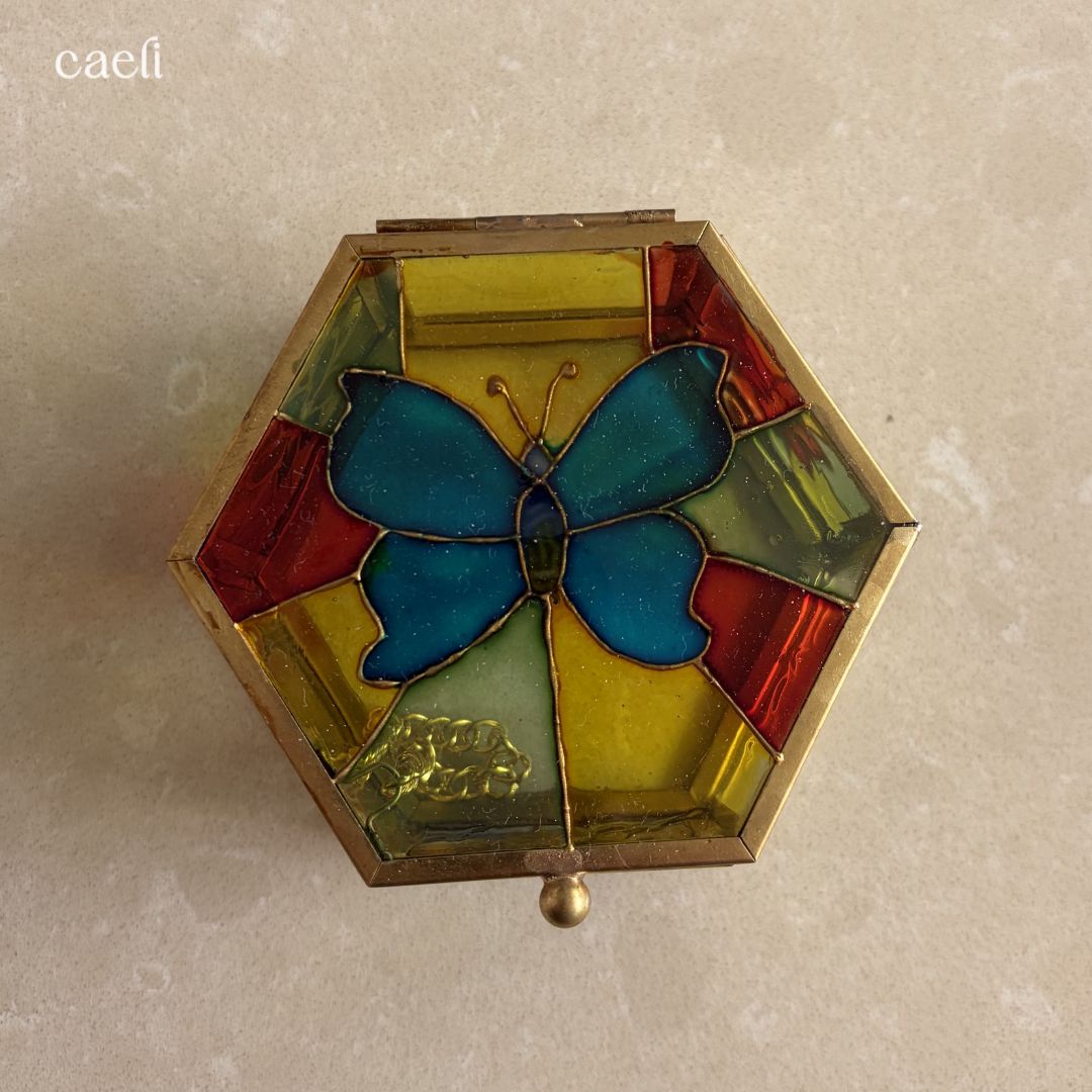 Stained Glass Jewellery/Rosary Box