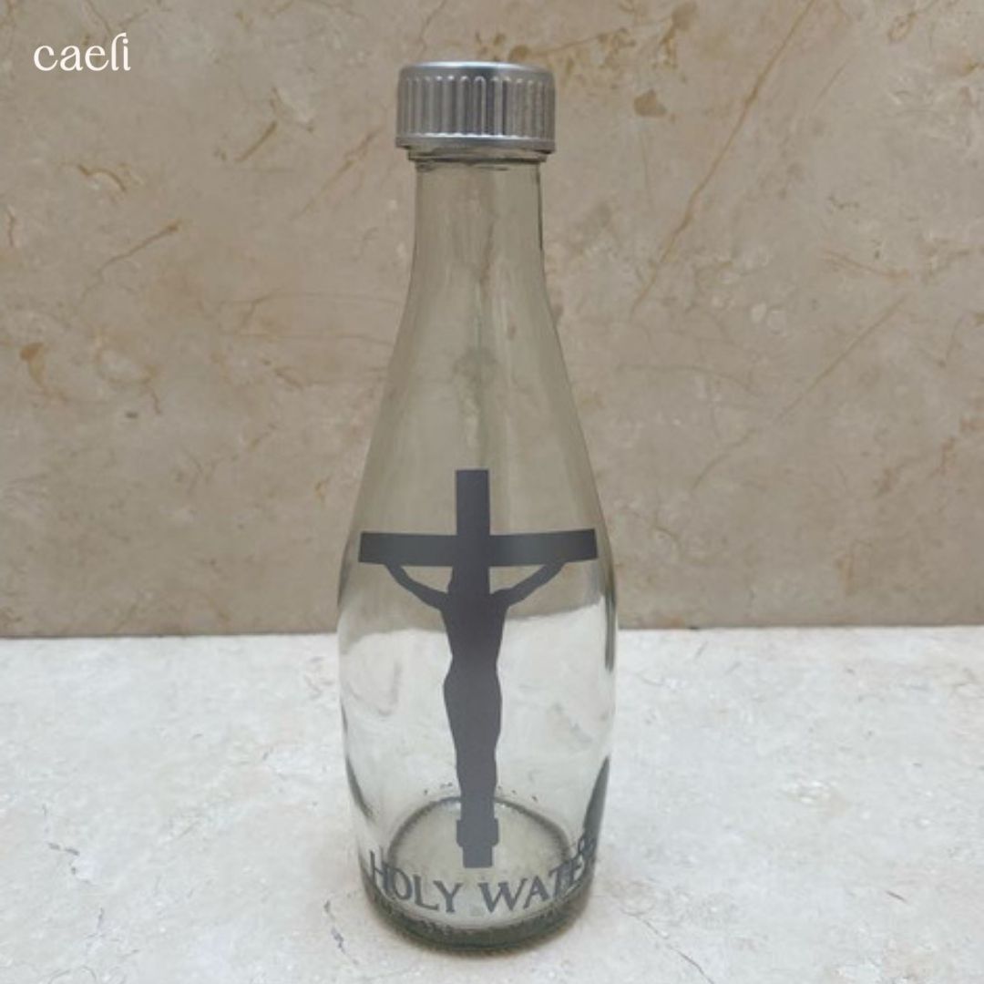 Large Catholic Holy Water Bottles and Spritzers | 250ml, 340ml and 750ml | Sacred Holy Water Containers for Blessings, Protection, & Prayer