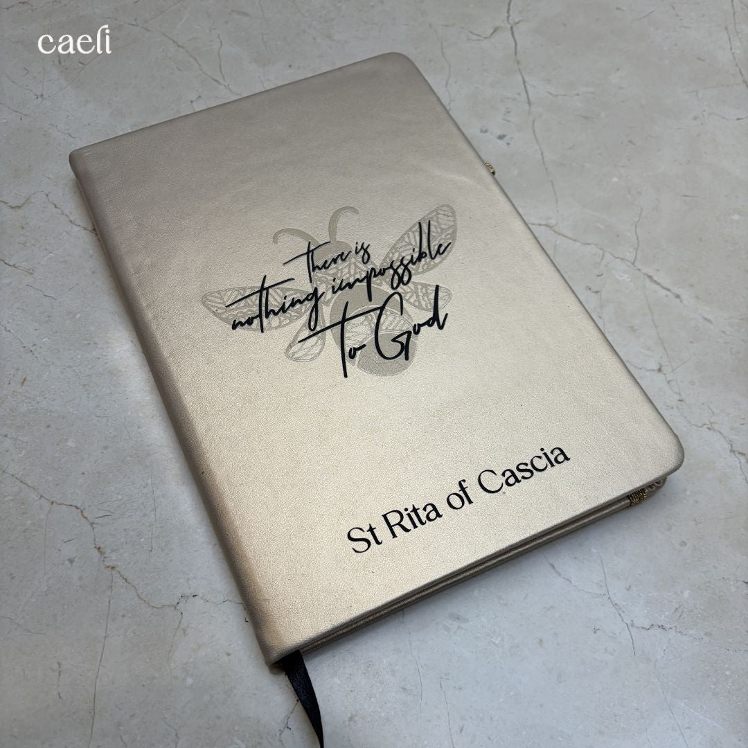 St Rita Personalisable Notebook | A5 Notebook | Personalisation Available | Multiple Colour Options