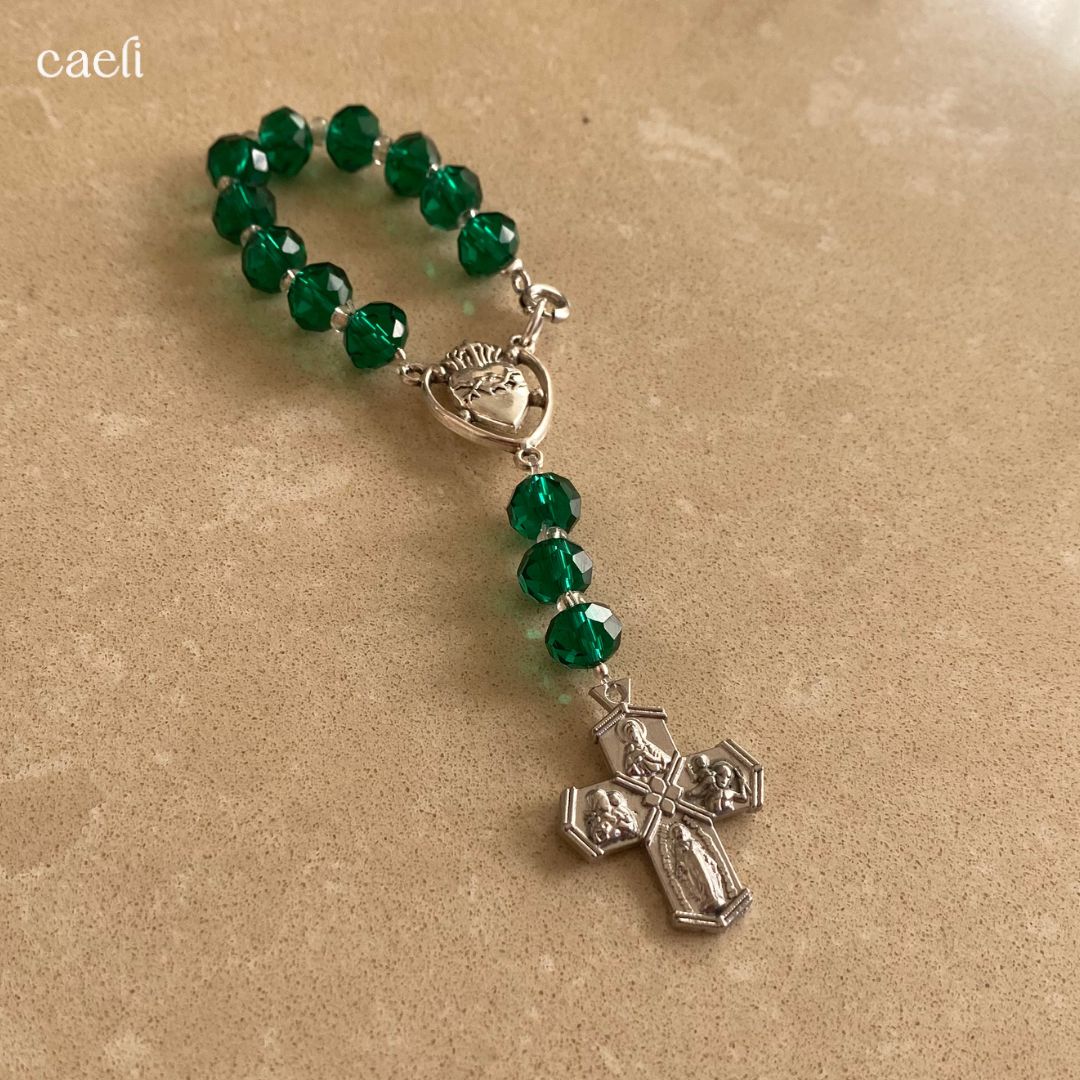 Decade Rosary Bag Charm | St Jude | Door Hanger