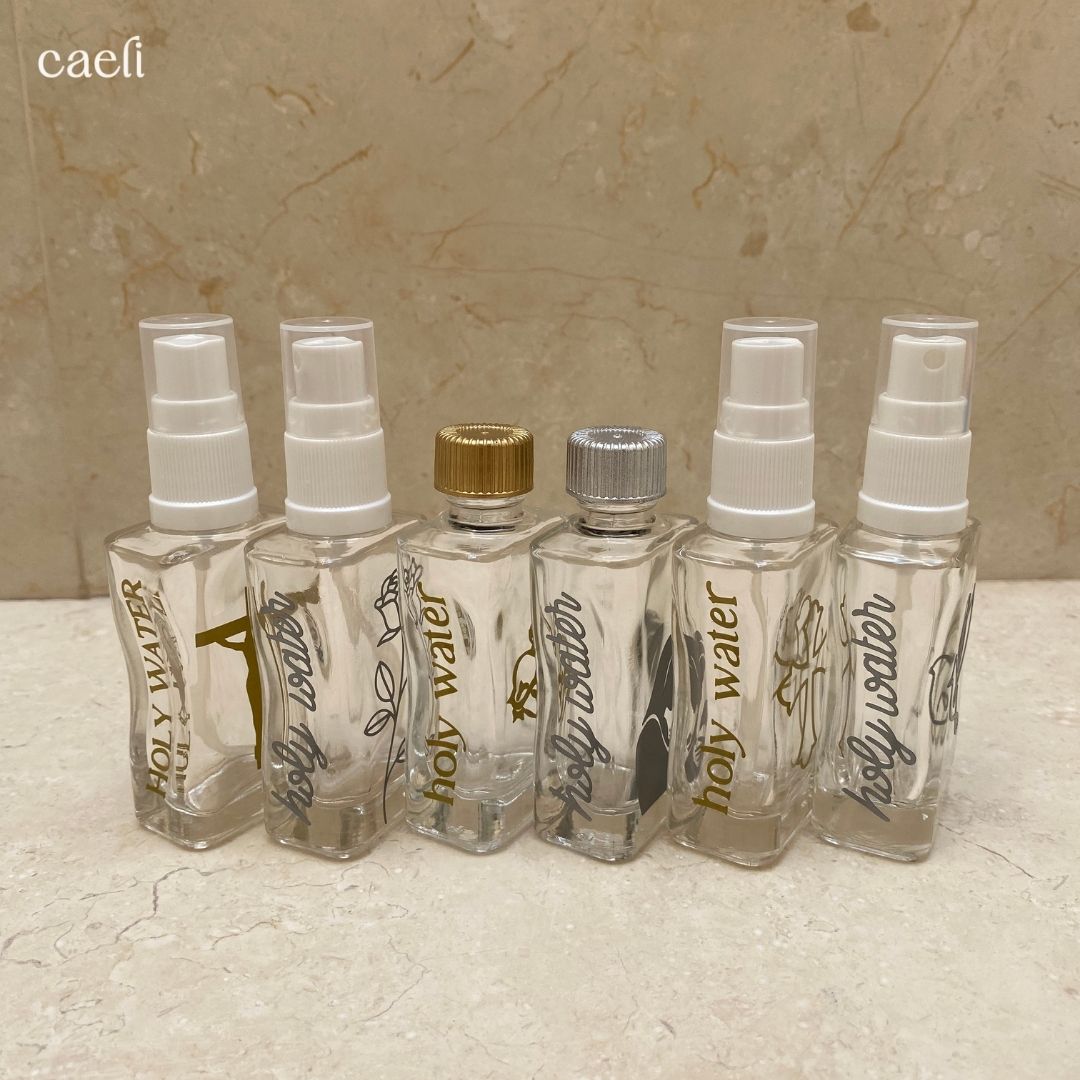 Small Catholic Holy Water Bottles and Spritzers | Sacred Holy Water Containers for Blessings, Protection, & Prayer