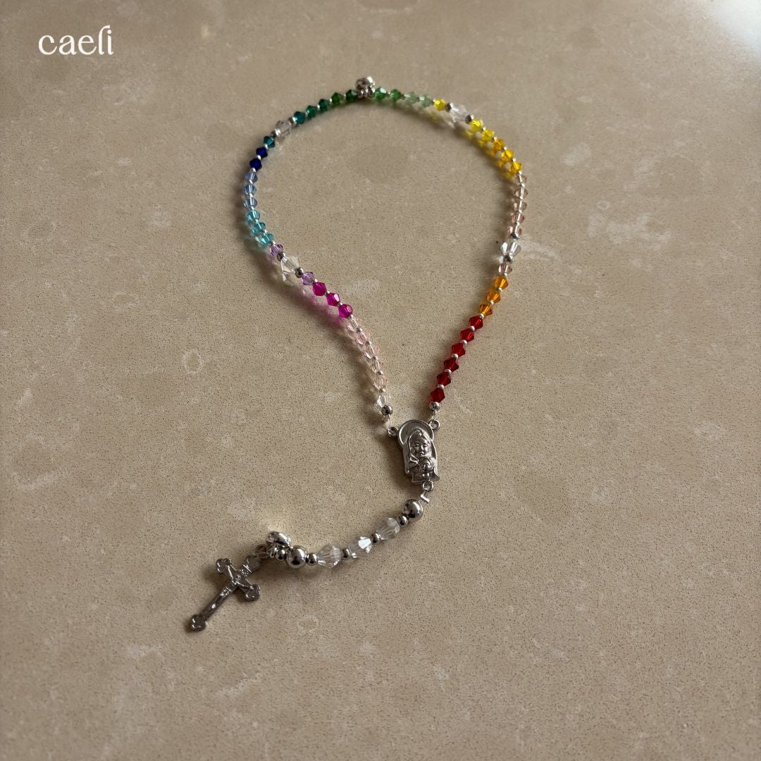The Carina Magnetic Rosary Bracelet | Full 5 decade Rosary Bracelet