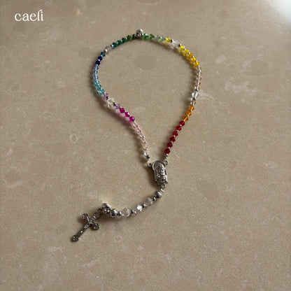 The Carina Magnetic Rosary Bracelet | Full 5 decade Rosary Bracelet