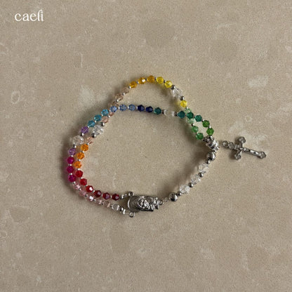 The Carina Magnetic Rosary Bracelet | Full 5 decade Rosary Bracelet