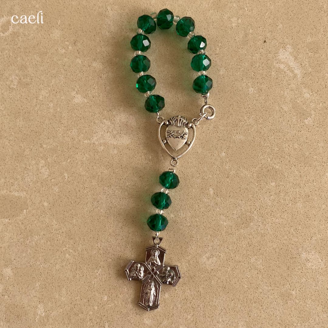 Decade Rosary Bag Charm | St Jude | Door Hanger