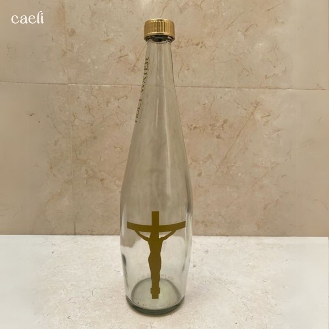 Large Catholic Holy Water Bottles and Spritzers | 250ml, 340ml and 750ml | Sacred Holy Water Containers for Blessings, Protection, & Prayer