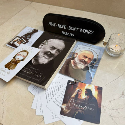 SAINT BOX: Capuchin Chest Gift Box | Maxi St Padre Pio Gift Box | Confirmation Gift