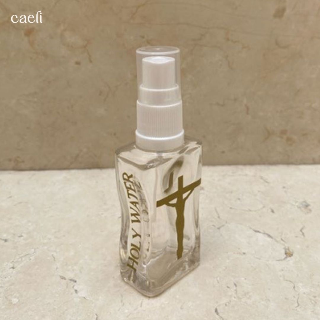 Small Catholic Holy Water Bottles and Spritzers | Sacred Holy Water Containers for Blessings, Protection, & Prayer