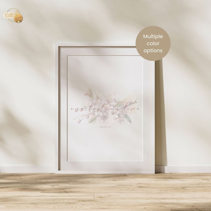 Jeremiah 31:3 | Everlasting Love | Wall Art