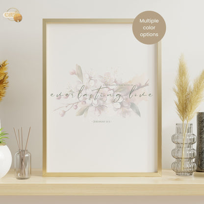 Jeremiah 31:3 | Everlasting Love | Wall Art