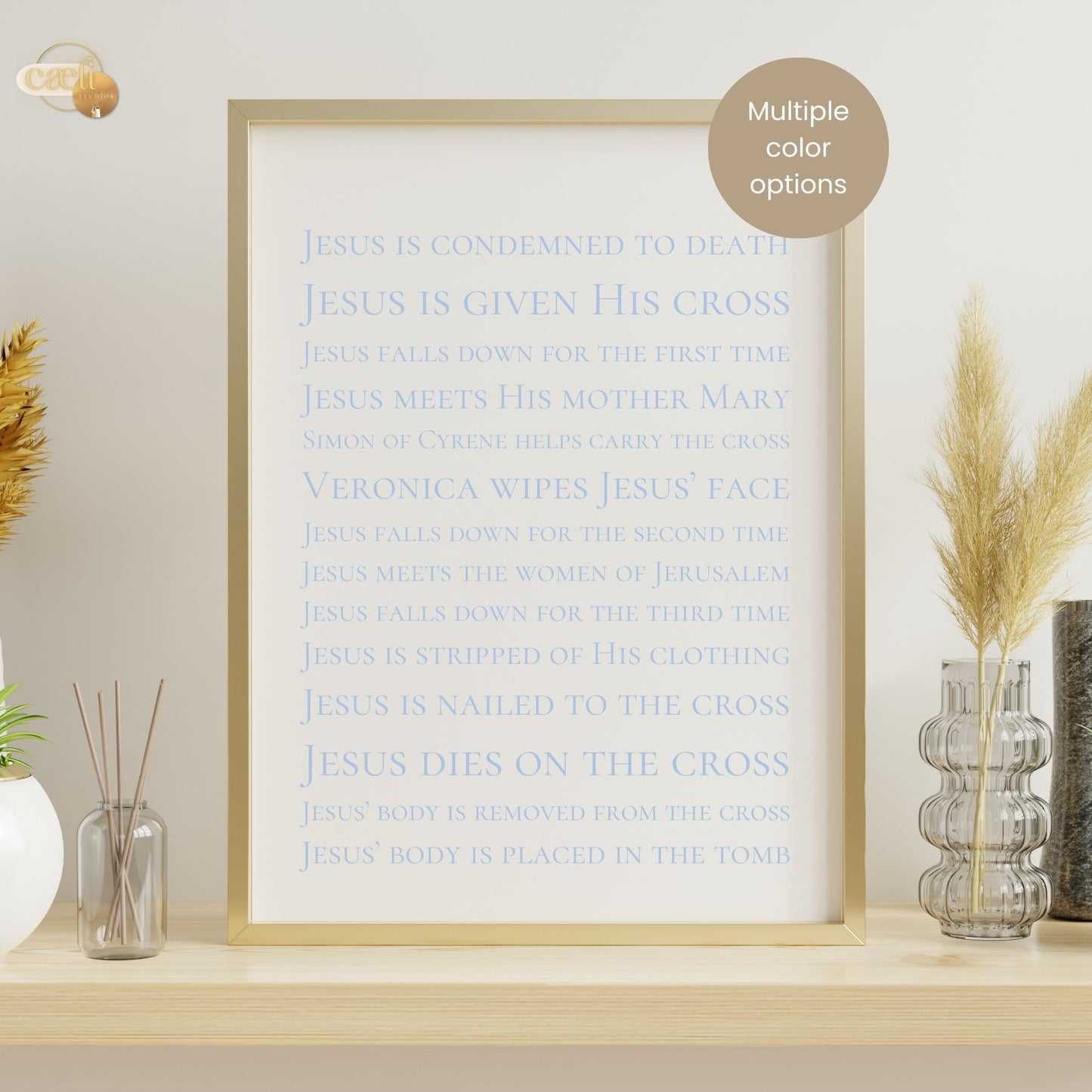 Stations of the Cross | Catholic Lent | Passion of Christ | Wall Art