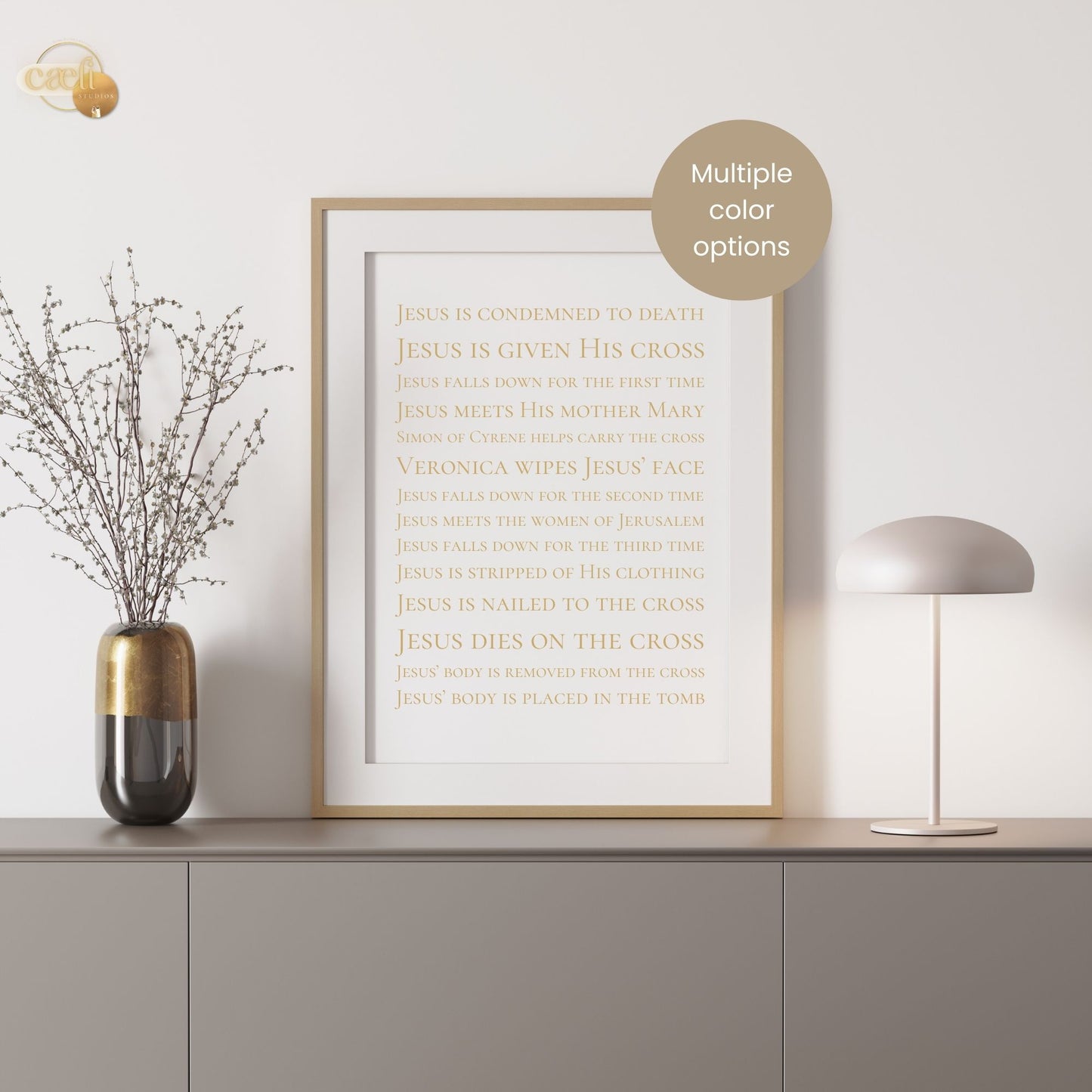Stations of the Cross | Catholic Lent | Passion of Christ | Wall Art