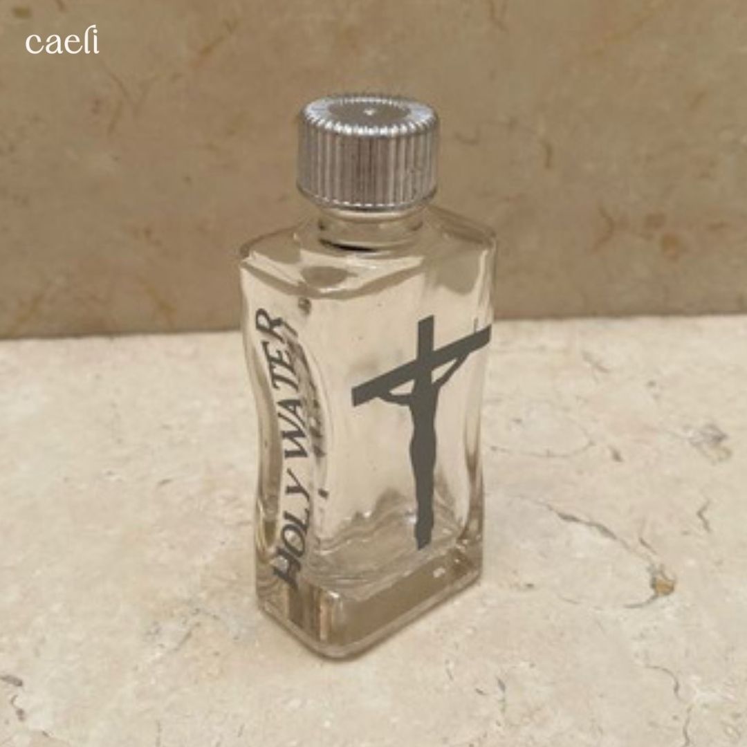 Small Catholic Holy Water Bottles and Spritzers | Sacred Holy Water Containers for Blessings, Protection, & Prayer