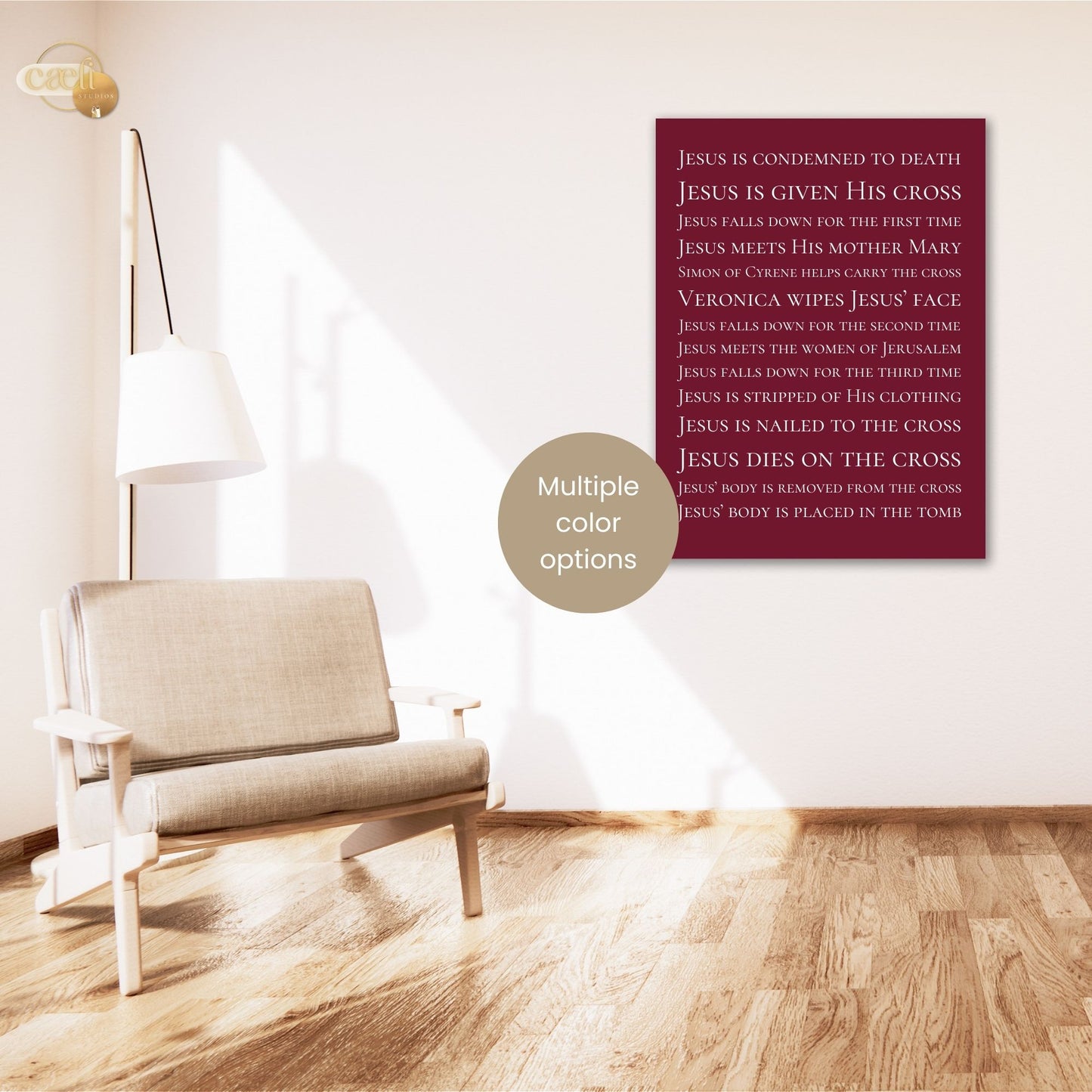 Stations of the Cross | Catholic Lent | Passion of Christ | Wall Art