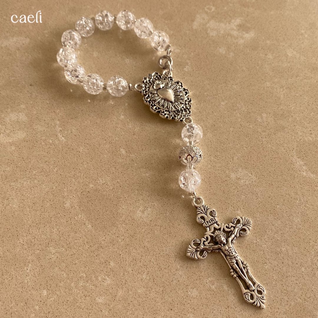 Decade Rosary Bag Charm | Our Lady of Fatima | Door Hanger