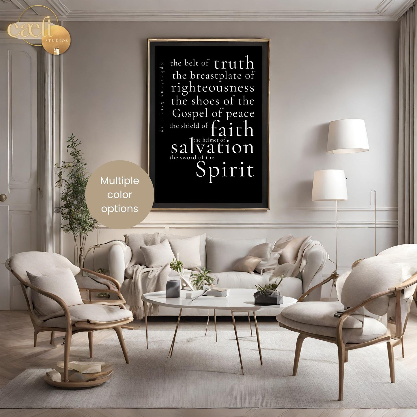 Armour of God | Ephesians 6 | Scripture Verse | Wall Art