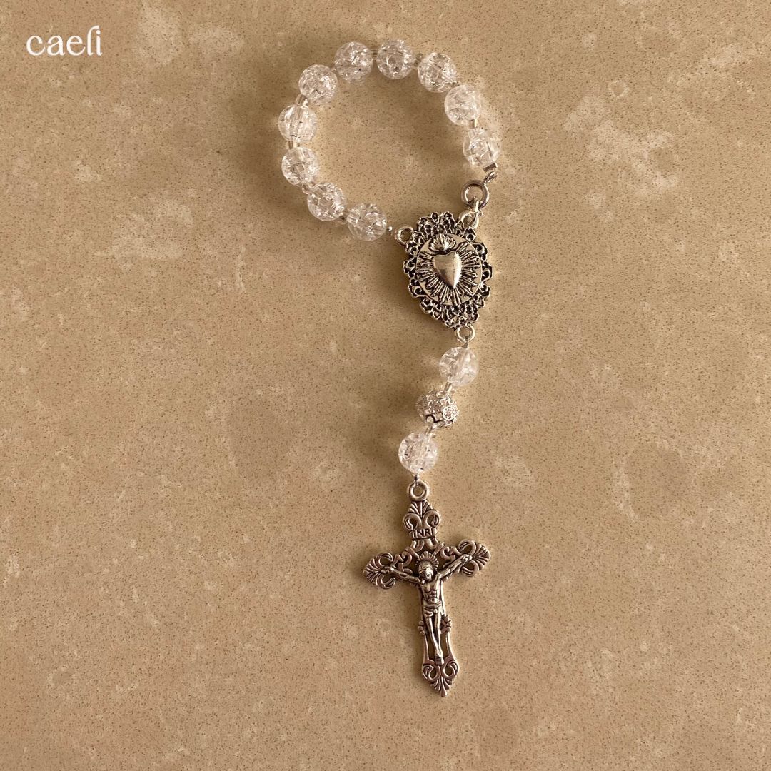 Decade Rosary Bag Charm | Our Lady of Fatima | Door Hanger