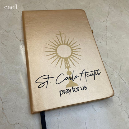 Custom Saint Notebook | Personalisable Notebook | A5 Notebook | Pick your own Saint! | Multiple Colour Options