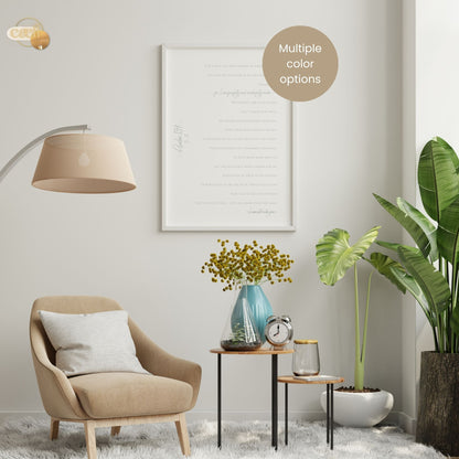 Fearfully and Wonderfully Made | Scripture Verse | Psalm 139 | Wall Art