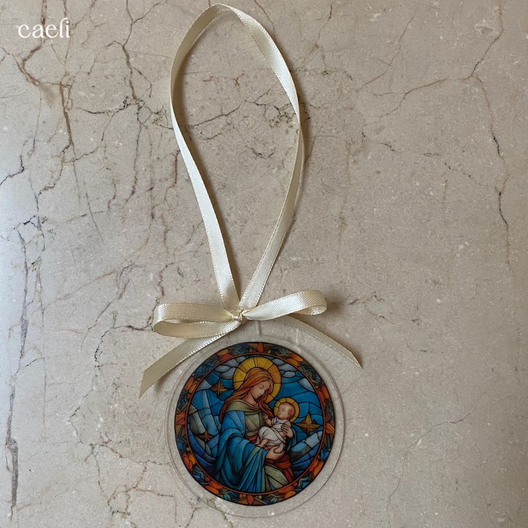 Stained Glass Nativity Christmas Baubles | Unique Christmas Ornaments