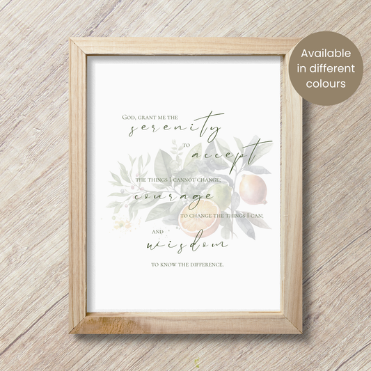 Serenity Prayer (Short) | Wall Art