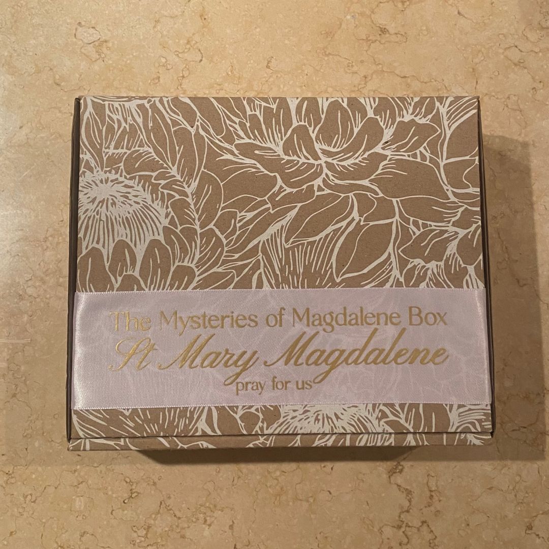 SAINT BOX: Mysteries of Magdalene Gift Box |  Midi St Mary Magdalene Gift Box | Confirmation Gift Set