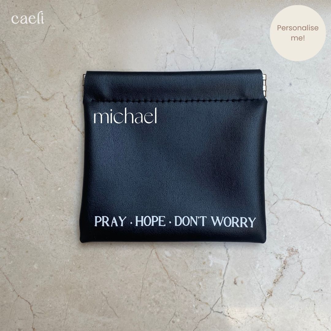 Faux Leather Mini Storage Bag | Magnetic Close | Customisable Design