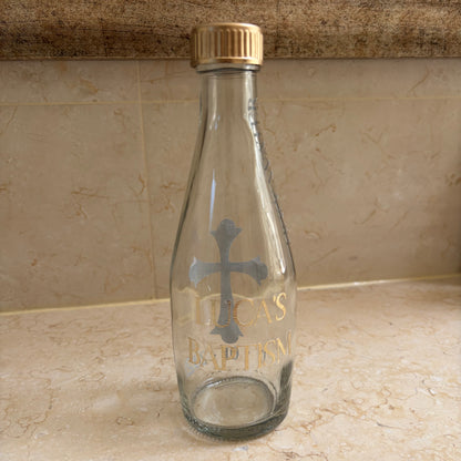 Custom Baptism Holy Water Bottles