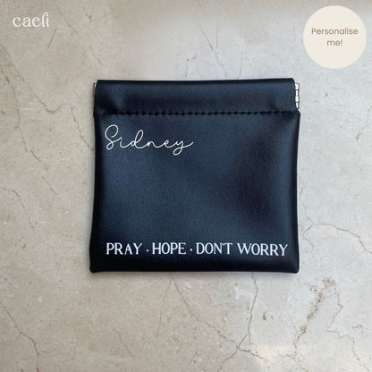 Faux Leather Mini Storage Bag | Magnetic Close | Customisable Design