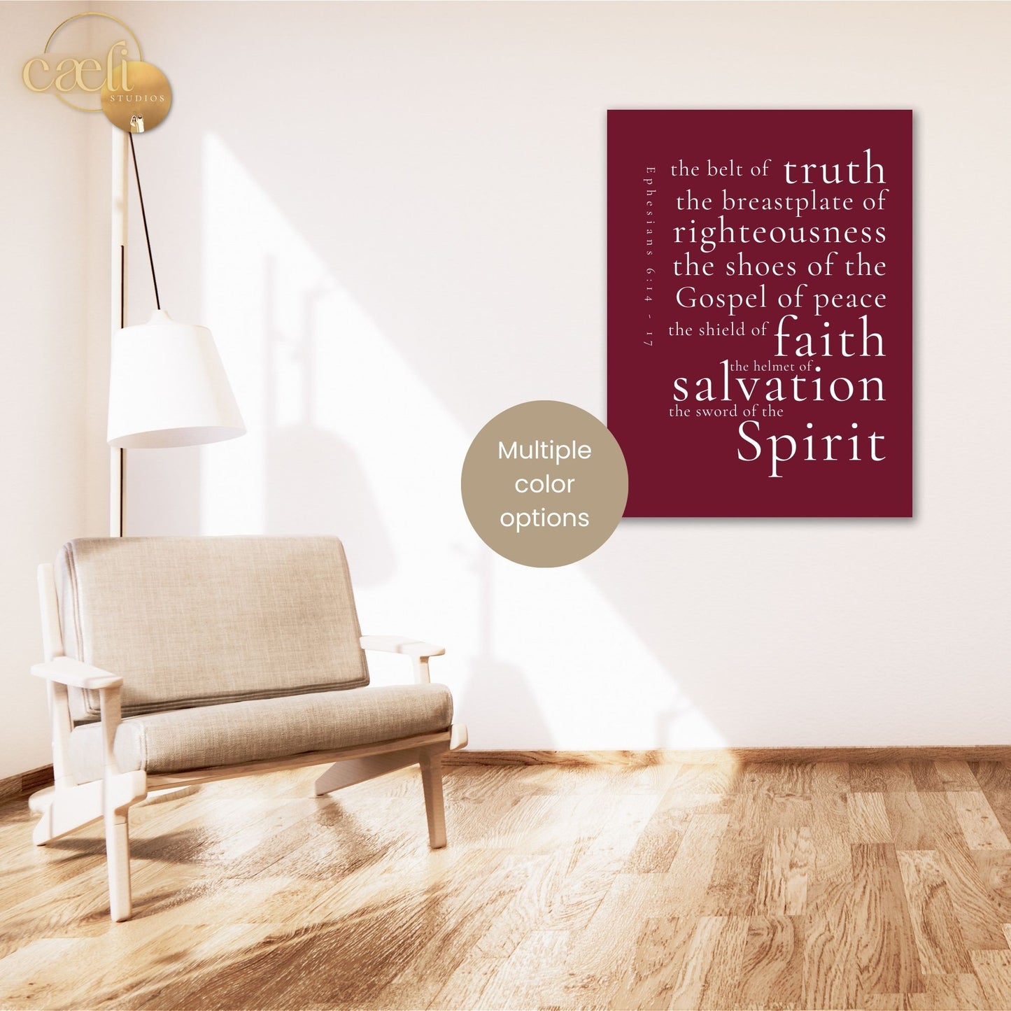Armour of God | Ephesians 6 | Scripture Verse | Wall Art