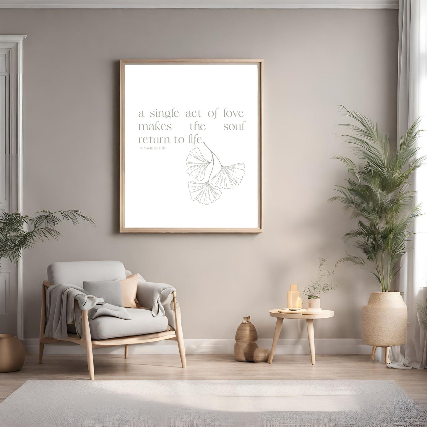 St Maximilian Kolbe Quote | Wall Art