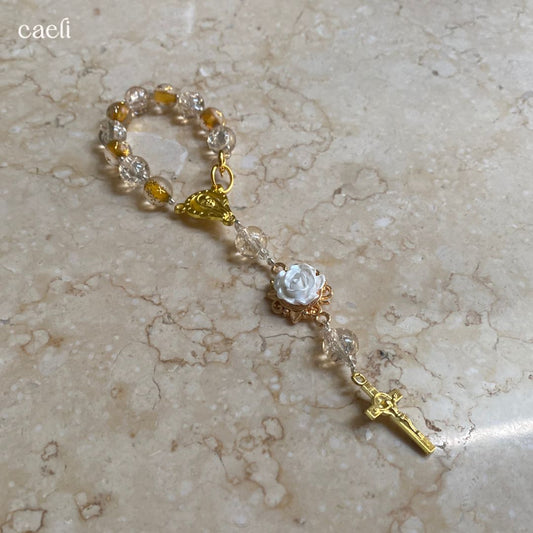 Decade Rosary Bag Charm | Our Lady of the Immaculate Conception | Door Hanger