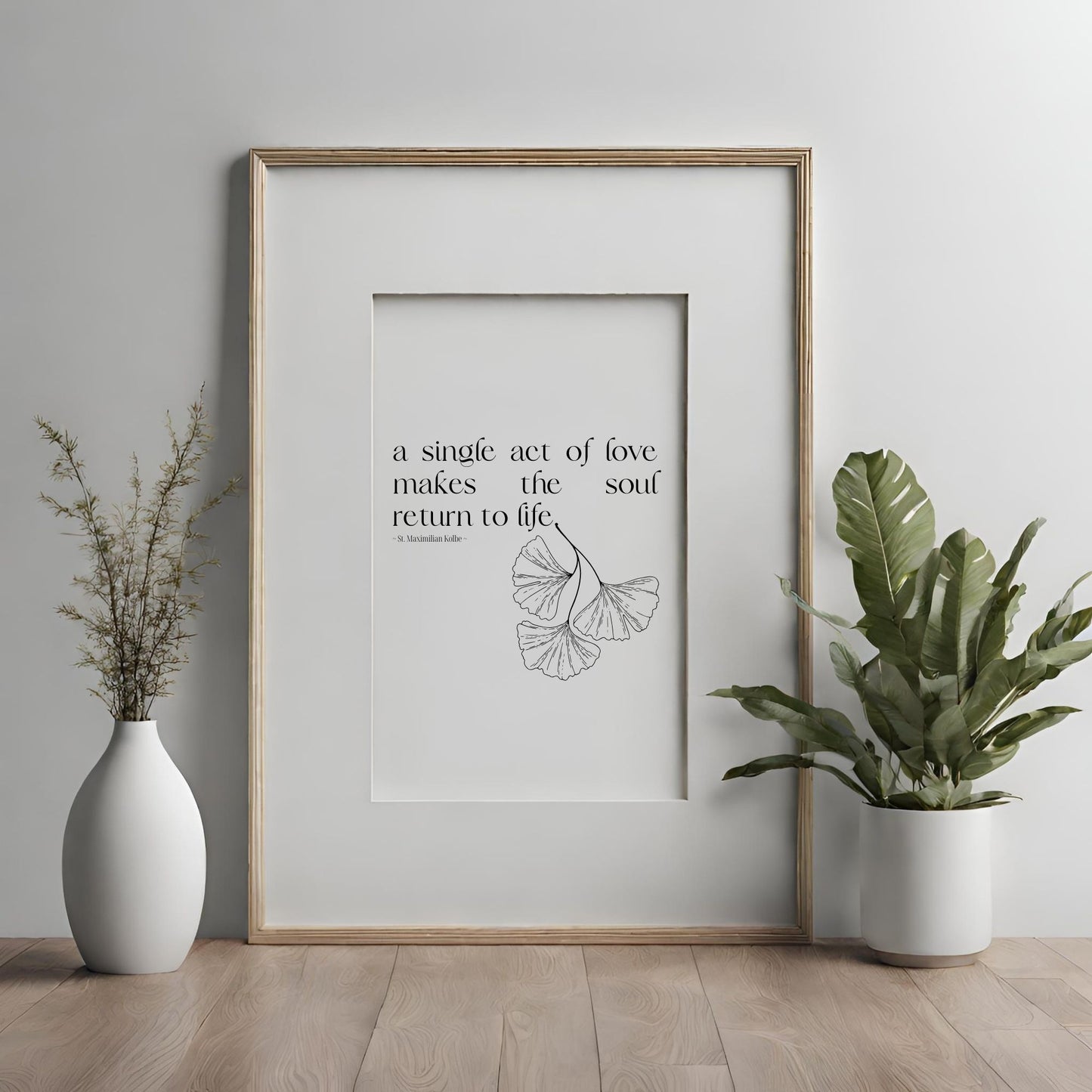St Maximilian Kolbe Quote | Wall Art