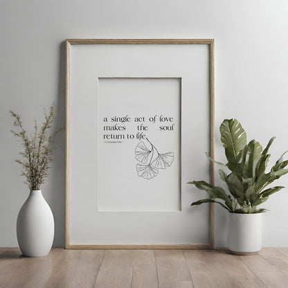 St Maximilian Kolbe Quote | Wall Art