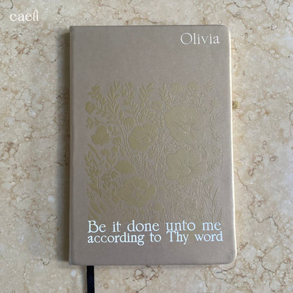 Custom Scripture Verse Notebook | Personalisable Notebook | A5 Notebook | Pick your own Bible Verse! | Multiple Colour Options (Copy)
