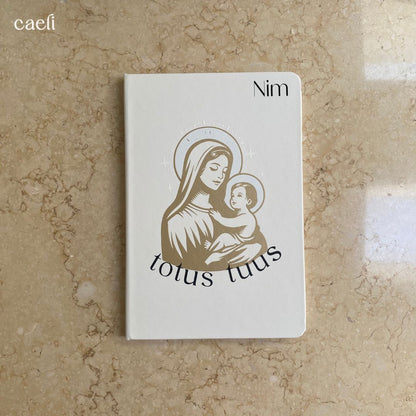 Totus Tuus Notebook | A5 Notebook | Personalisation Available | Multiple Colour Options