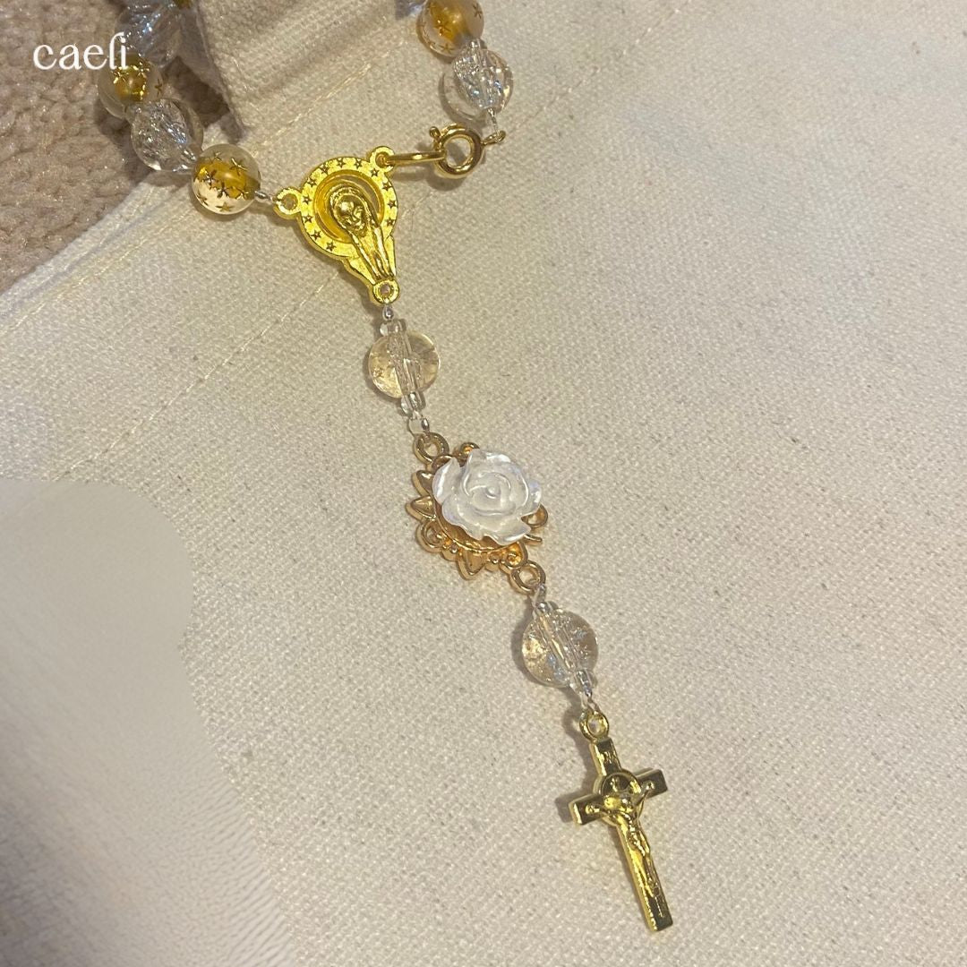 Decade Rosary Bag Charm | Our Lady of the Immaculate Conception | Door Hanger