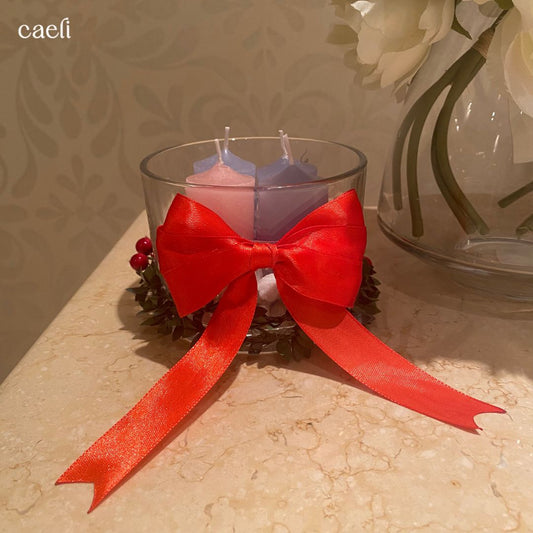 The Advent Nest | Mini Advent and Christmas Wreath | Compact Modern Advent Wreath