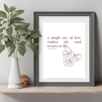St Maximilian Kolbe Quote | Wall Art