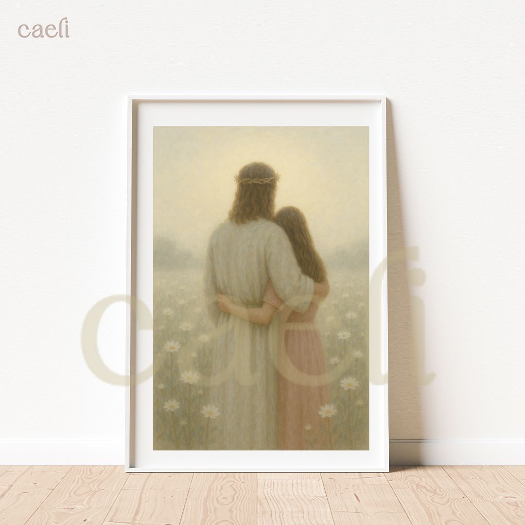 He is with you Wall Art | A4 Wall Art