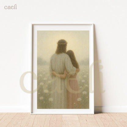 He is with you Wall Art | A4 Wall Art