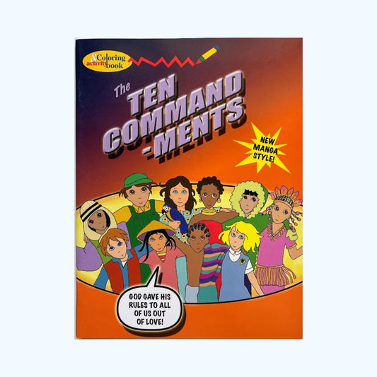 The 10 Commandments: Colouring Book
