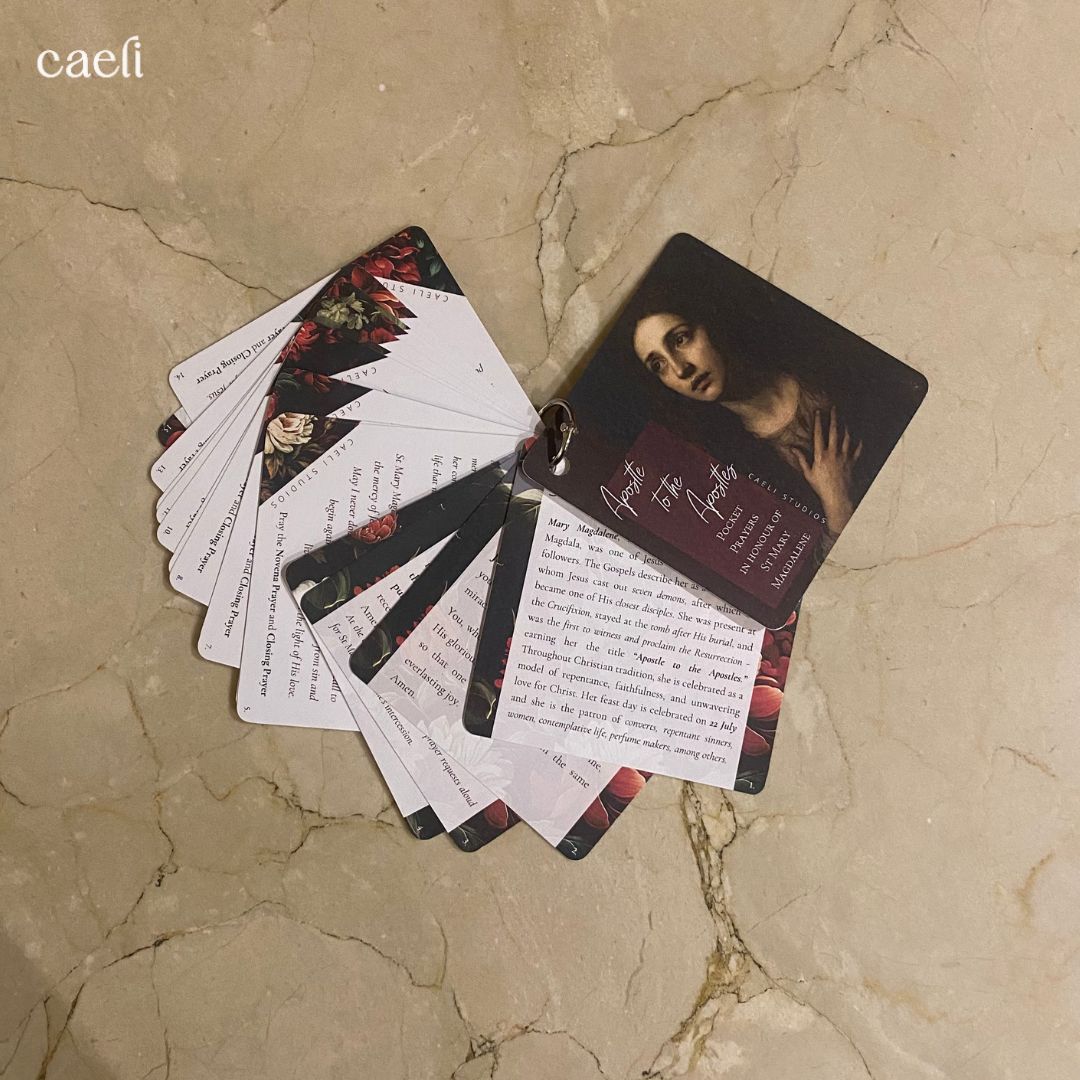 Pocket Prayers - Mary Magdalene Prayers | 16-Page Prayer Guide with Binding Ring | Comprehensive and Portable