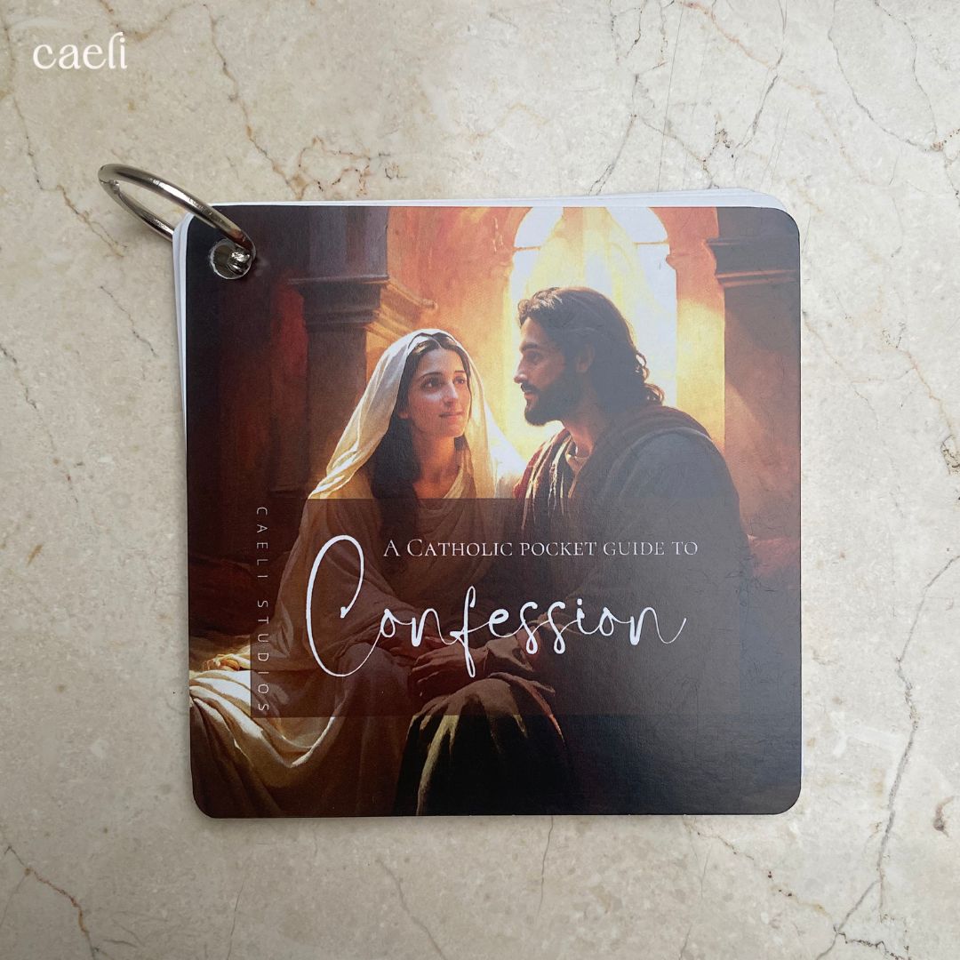 Pocket Prayers - Confession Guide | 16-Page Guide with Binding Ring | Comprehensive and Portable | The Sacrament of Reconciliation