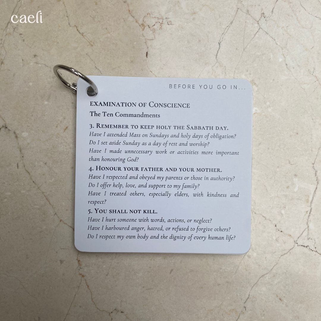 Pocket Prayers - Confession Guide | 16-Page Guide with Binding Ring | Comprehensive and Portable | The Sacrament of Reconciliation