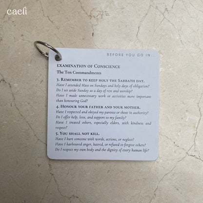 Pocket Prayers - Confession Guide | 16-Page Guide with Binding Ring | Comprehensive and Portable | The Sacrament of Reconciliation