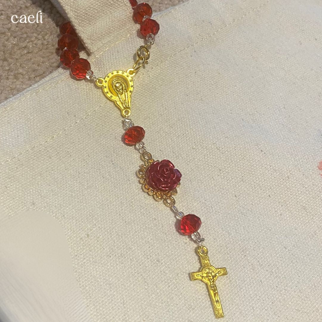 Decade Rosary Bag Charm | Our Lady of Sorrows | Door Hanger